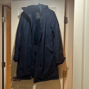 TNA Women’s Navy blue Parka | Size L | Barely worn